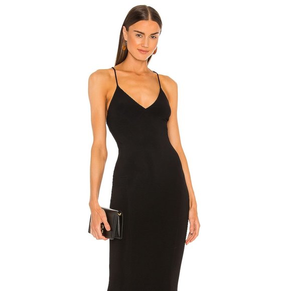 Norma Kamali slip fishtail dress in S - Picture 1 of 5